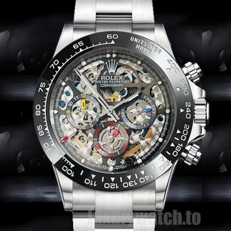 skeleton daytona rolex|Meer.